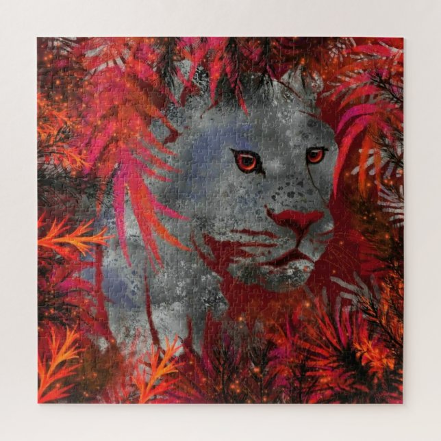 Stalking Cougar Jigsaw Puzzle - Malerei (Vertikal)