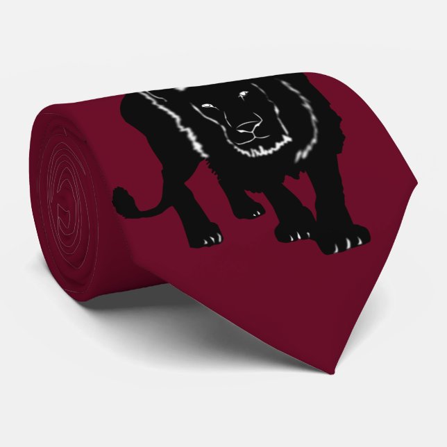 Stalking Lion Krawatte (Gerollt)