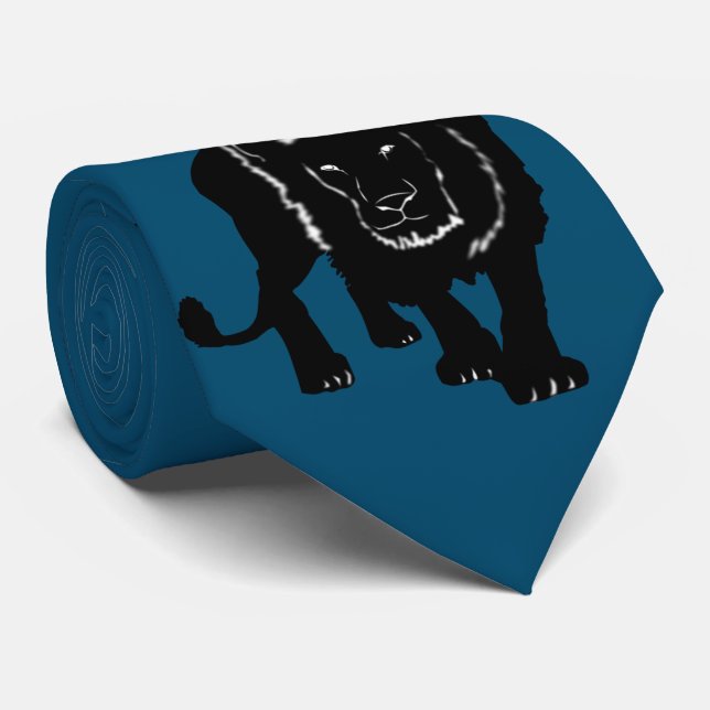 Stalking Lion Krawatte (Gerollt)