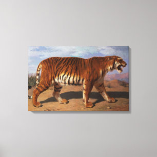 Stalking Tiger (von Rosa Bonheur) Leinwanddruck
