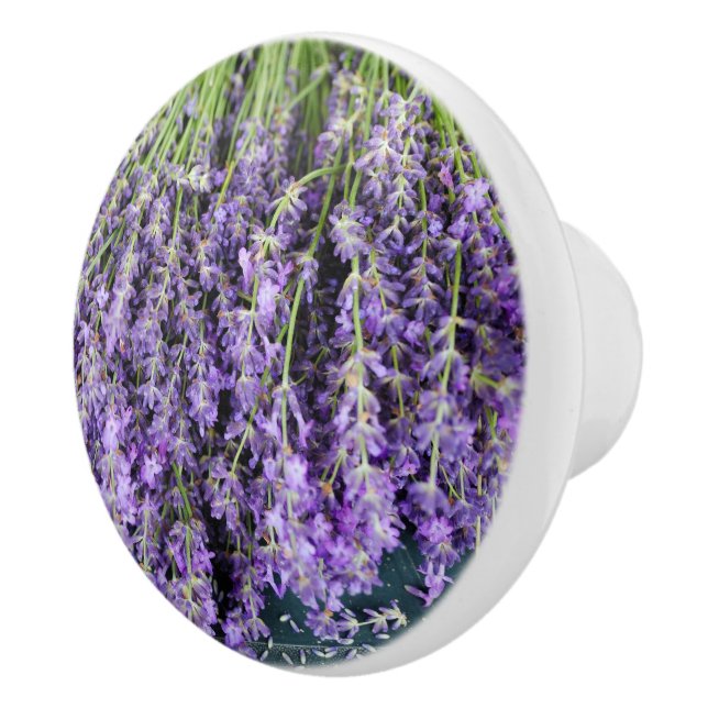 Stalks der Lavendel-Keramik Keramikknauf (Rechts)
