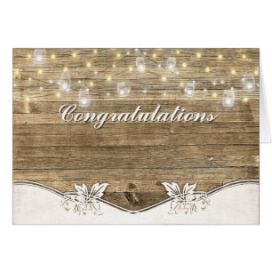 Stall Hochzeitslicht auf Holz