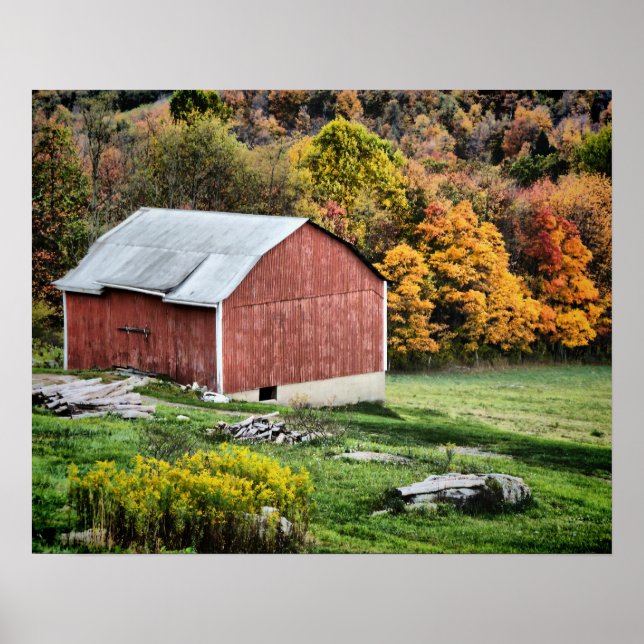 Stall im Herbst - PA Poster (Vorne)
