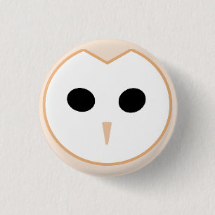 Stall Owl Abzeichen Button