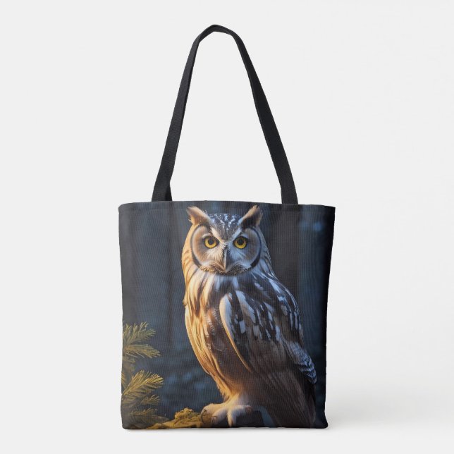 Stall Owl farbig Tasche (Rückseite)