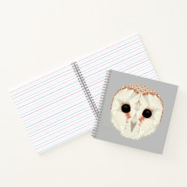 Stall Owl Square Notebook Notizbuch