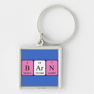 Stall Periodischer Tabellenname Schlüsselring Schlüsselanhänger