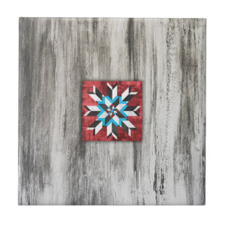 Stall Quilt Star 1 Fliese