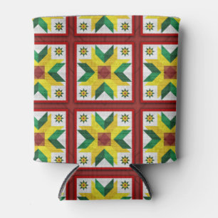 Stall Quilt Star 8 Muster Dosenkühler