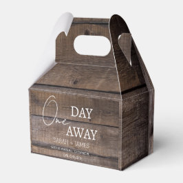 Stall Rustic One Day Away Probe Dinner Party Geschenkschachtel