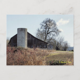 Stall und Silo - Postkarte