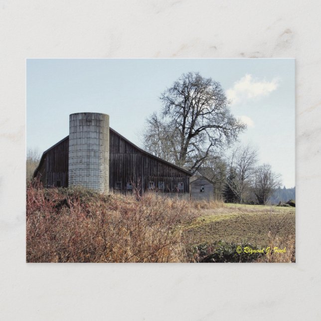 Stall und Silo - Postkarte (Vorderseite)