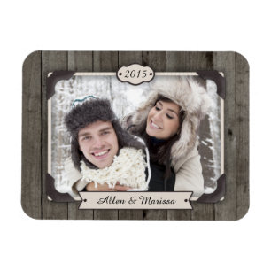 Stall Wood Custom Foto Flexi Magnet