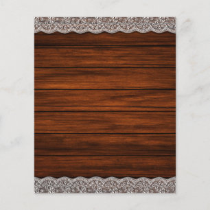 Stall Wood & Lace Borders Scrapbook Paper