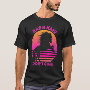 Stallhaar, das ist egal, liebt Pferdereiten Reitsp T-Shirt