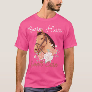 Stallhaar Funny Horse Lover Rider Girl T-Shirt