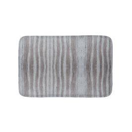 Stallholz Graue schwarze Streifenmatte Badematte