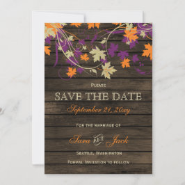 Stallholz Rustikale Pflaume Herbstlaube Save the D Date