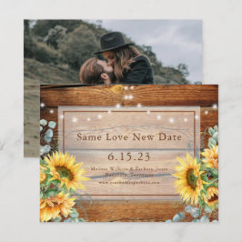 Stallholz Sonnenblumen Foto Ändern Sie das Datum R Save The Date