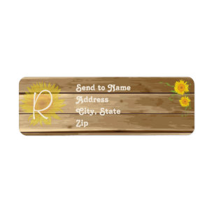 Stallholz Sonnenblumen und Vintage Spitzen Monogra