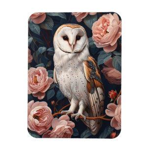 Stallhuhn in rosa Rosen flexibel Magnet