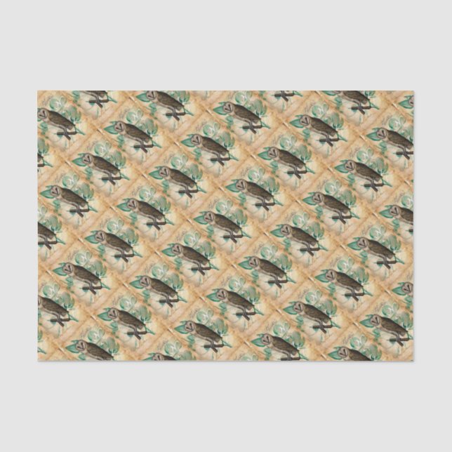 Stallhuhn Vintag Seidenpapier (Vorderseite)