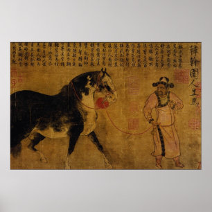 Stallion mit Erdung Poster