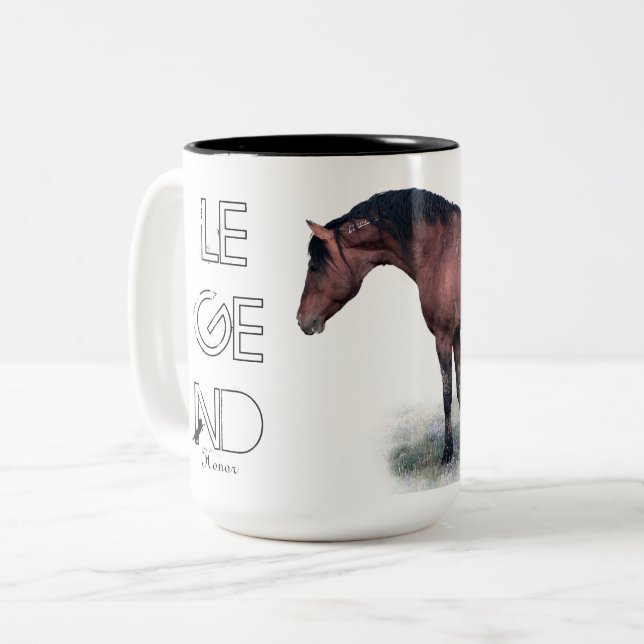 Stallion Wild Mustang, Mug "Honor"  (Devant gauche)