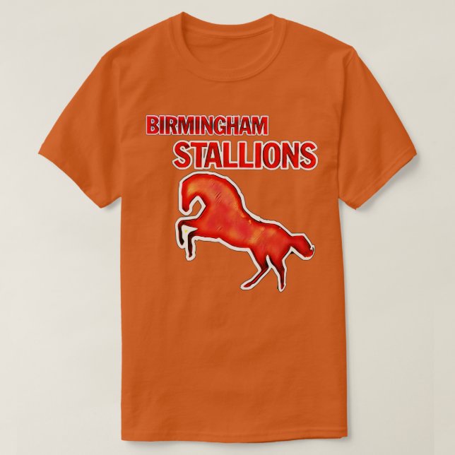 Stallions de Birmingham TShirt 1 (Design devant)