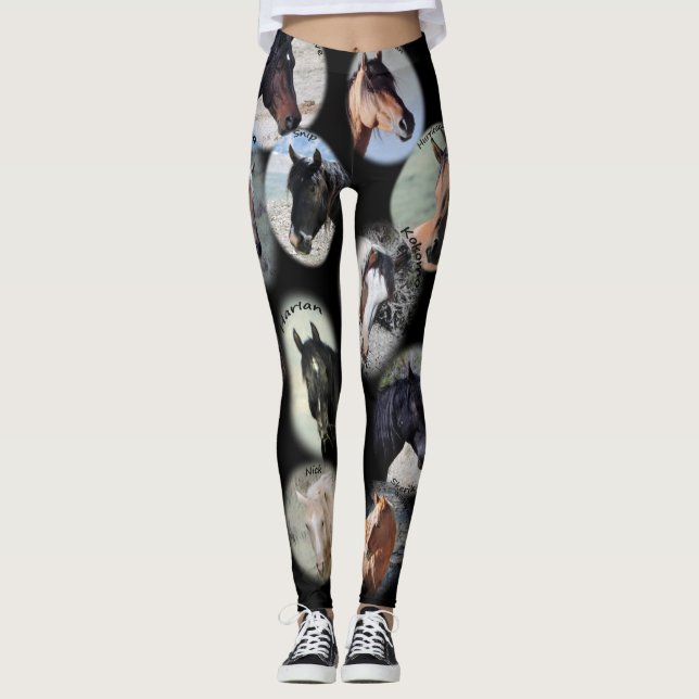 Stallions vom Sand-Waschbecken Leggings (Vorderseite)