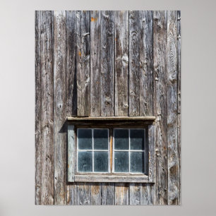 Stallseite mit Fenster Poster