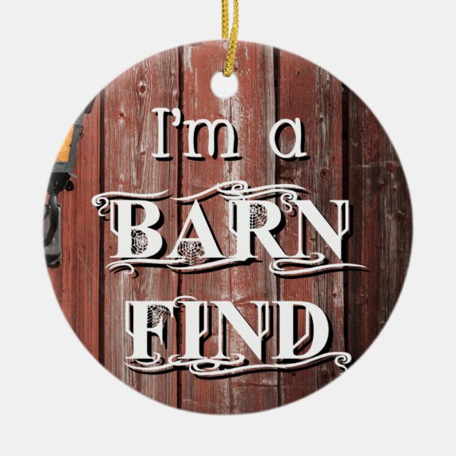 Stallsuche Keramikornament (Vorne)