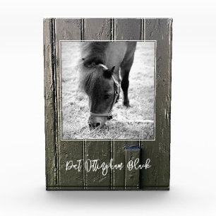 Stalltüren - HORSE NAME Rustikales FOTO Reiten