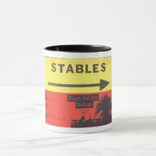 Stallungen Playa del Rey, gegründet 1911 Tasse