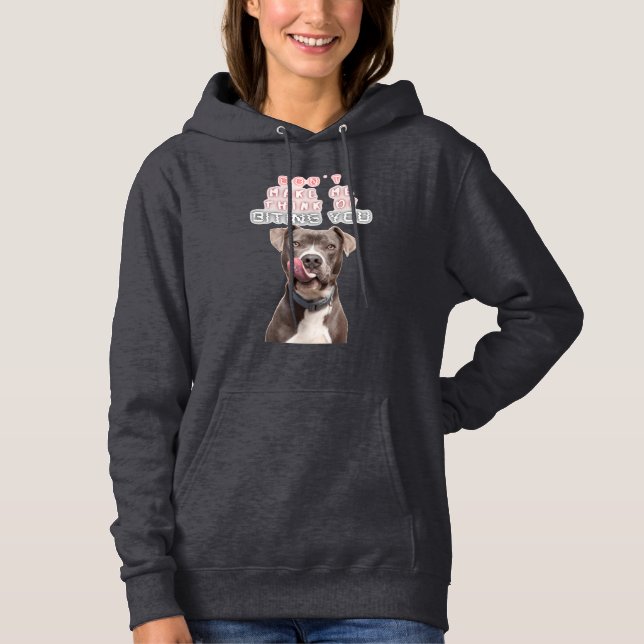 Stalwart Protector: The American Staffordshire Hoodie (Vorderseite)