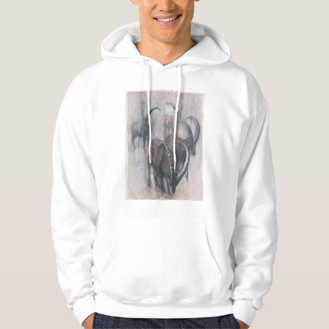 Stambecchi im Anwesen Hoodie (Vorderseite)