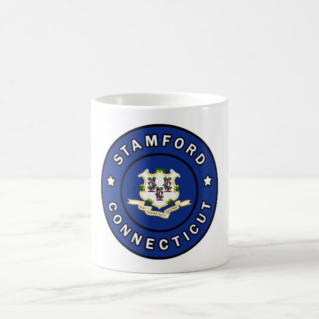 Stamford Connecticut Kaffeetasse (Mittel)