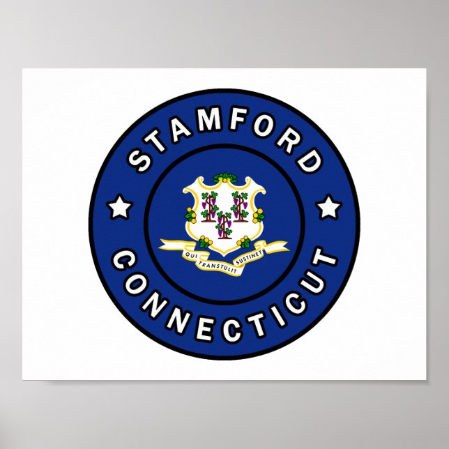 Stamford Connecticut Poster (Vorne)