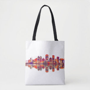 Stamford Connecticut Skyline Tasche