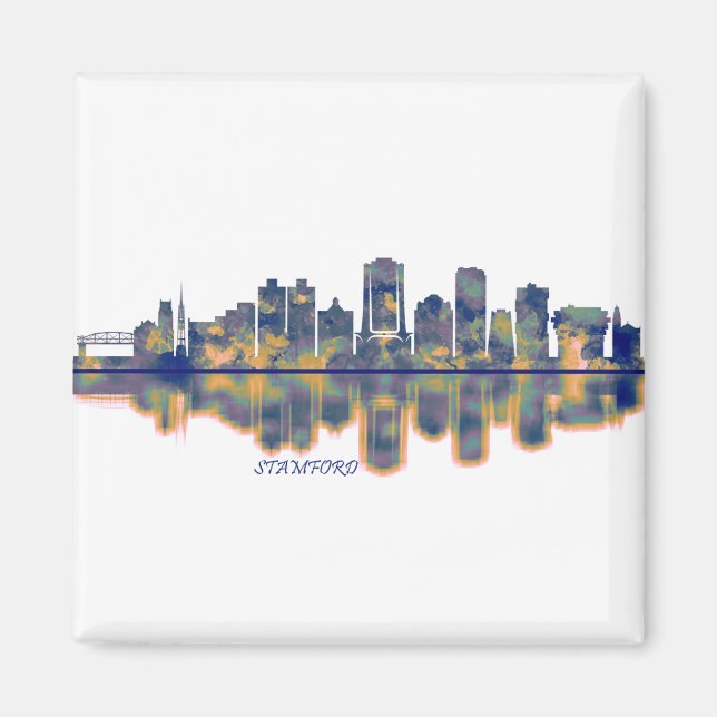 Stamford Skyline Magnet (Vorne)