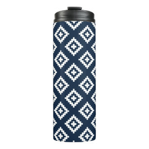 Stamm, Aztec, Navy Blue und White Thermosbecher