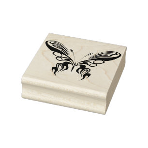 Stamm-Butterfly Gummistempel