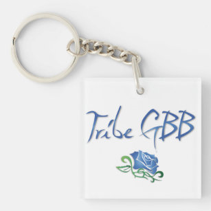 Stamm GBB mit Rose Schlüsselanhänger
