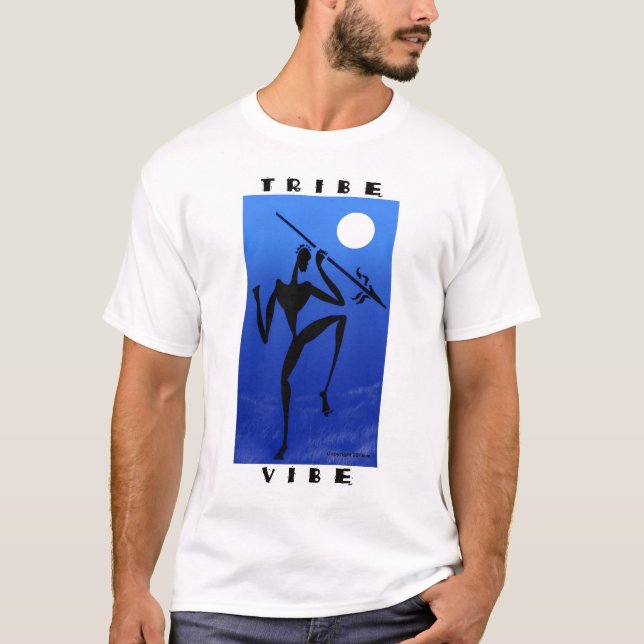 Stamm VIBE Blau T-Shirt (Vorderseite)