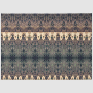Stamm-Western Muster Brown Beige Bull Cow Skull Seidenpapier