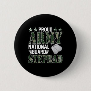 Stammarmee-Nationalgarde Stepdad Militär Familie Button