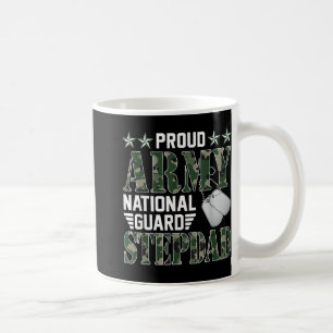 Stammarmee-Nationalgarde Stepdad Militär Familie Kaffeetasse