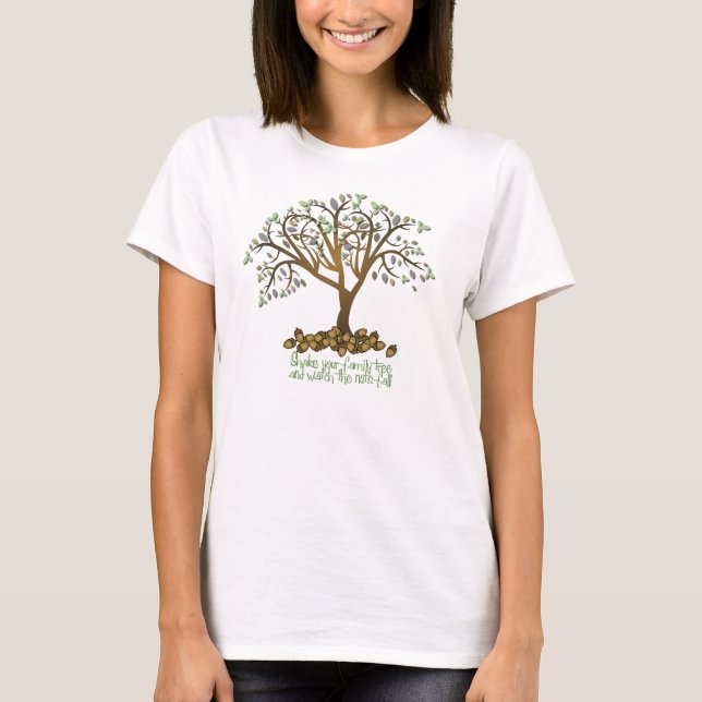Stammbaum Nüsse 2 T-Shirt (Vorderseite)
