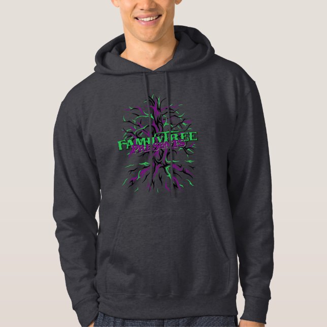 Stammbaum stellt Logo dar Hoodie (Vorderseite)