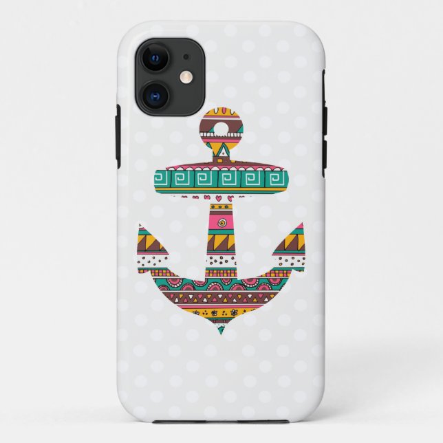 Stammes- Anker Case-Mate iPhone Hülle (Rückseite)